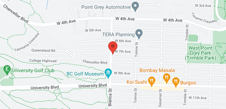 map of 4694 W 7TH AVENUE